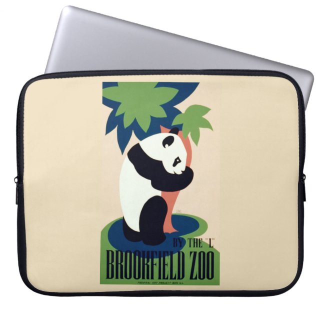 Capa Para Notebook Bolsa de laptop "Brookfield Zoo" (Frente)