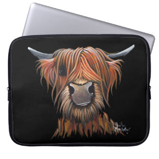 Capa Para Notebook Bolsa de laptop "BRUCE" da Escócia Highland Cow