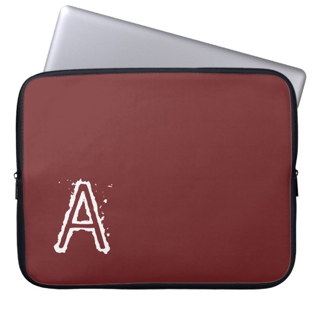 Capa Para Notebook Bolsa de laptop Burgundy (Frente)
