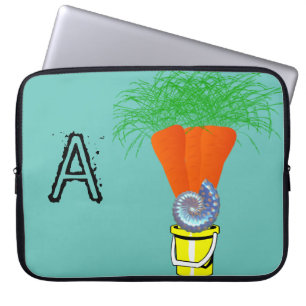 Capa Para Notebook Bolsa de laptop Carrots Beach Shell