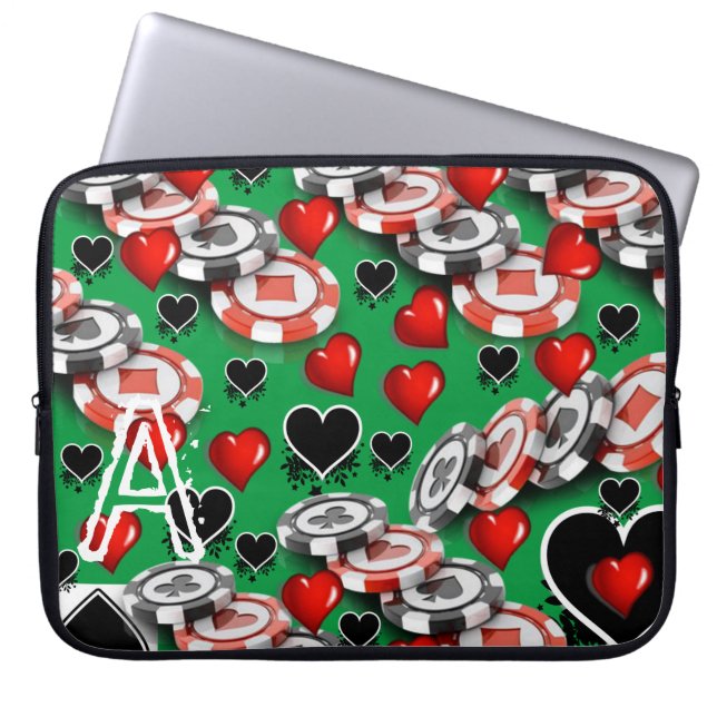 Capa Para Notebook Bolsa de laptop Casino (Frente)