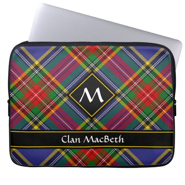 Capa Para Notebook Bolsa de laptop Clan MacBeth Tartan (Frente)