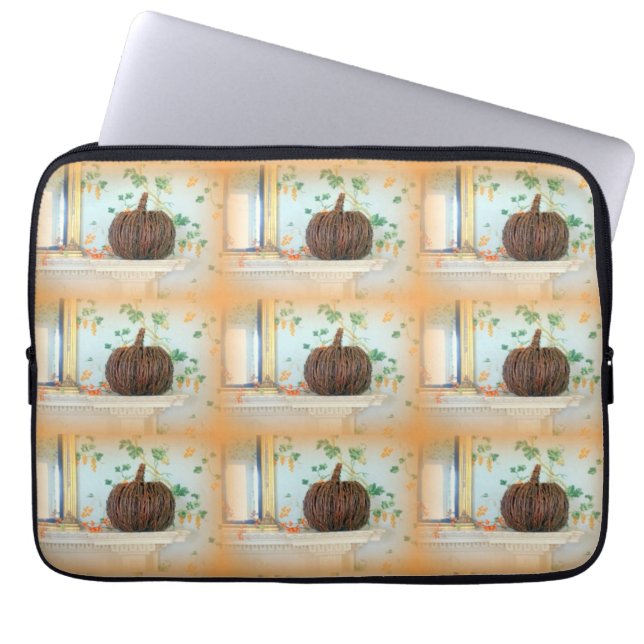 Capa Para Notebook bolsa de laptop colonial de abóbora (Frente)