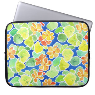 Capa Para Notebook Bolsa de laptop Colorida de Flores de Verão