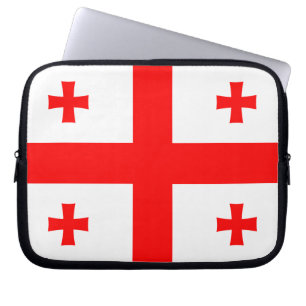 Capa Para Notebook Bolsa de laptop com pavilhão da Geórgia