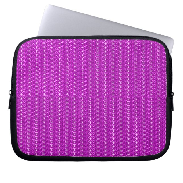 Capa Para Notebook Bolsa de laptop cor-de-rosa (Frente)
