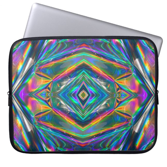 Capa Para Notebook Bolsa de laptop Cromo Iridescente (Frente)