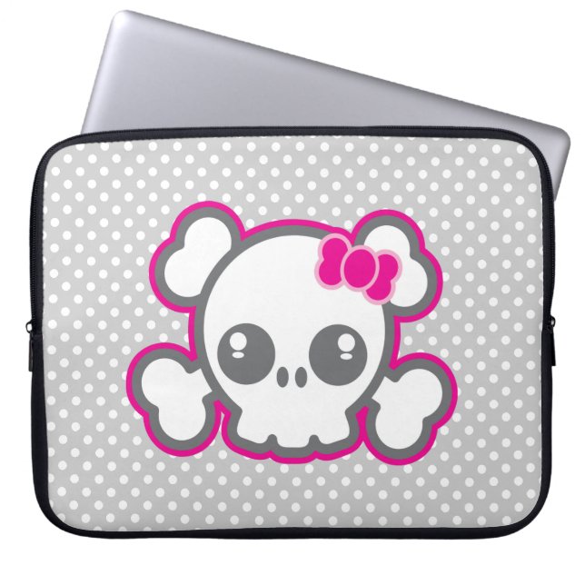 Capa Para Notebook Bolsa de laptop Crônica de Fita Rosa de Kawaii (Frente)