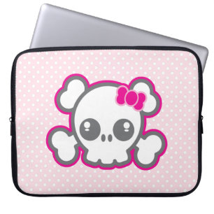 Capa Para Notebook Bolsa de laptop Crônica de Fita Rosa de Kawaii