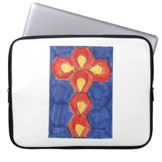 Capa Para Notebook Bolsa de laptop Cross Motif Neoprene