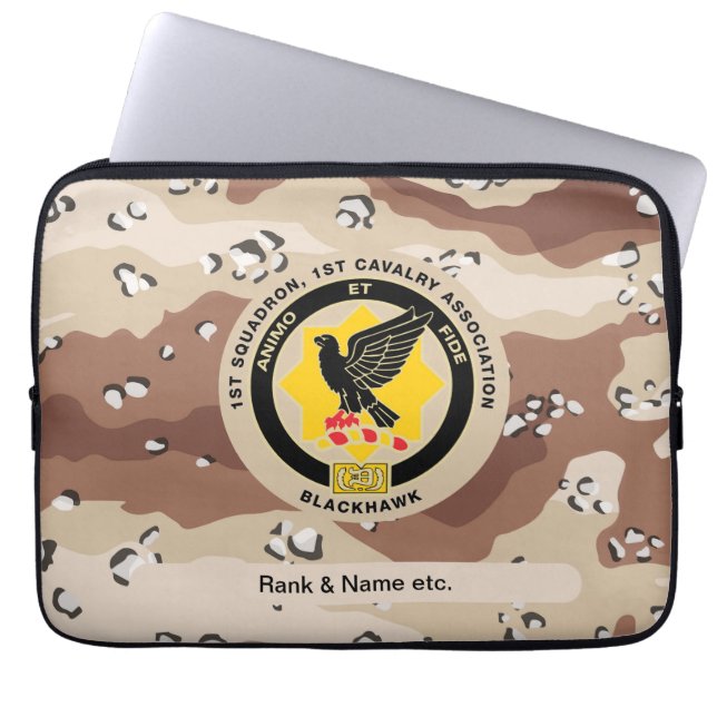 Capa Para Notebook Bolsa de laptop da Associação Desert Camo (Frente)