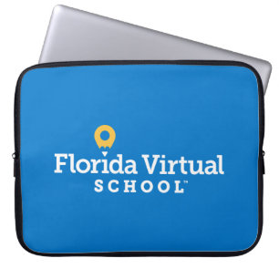 Capa Para Notebook Bolsa de laptop da Escola Virtual da Flórida, Teal
