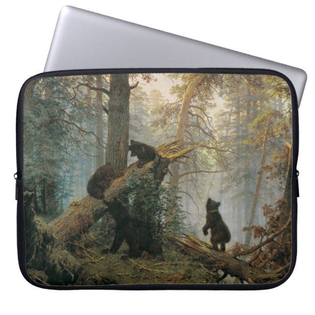 Capa Para Notebook Bolsa de laptop da Floresta de Shiskin (Frente)