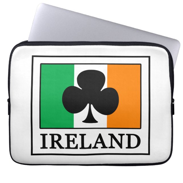 Capa Para Notebook Bolsa de laptop da Irlanda (Frente)