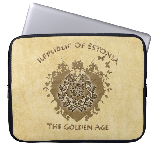 Capa Para Notebook Bolsa de laptop Da República Da Estônia! (Frente)