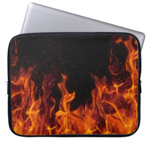 Capa Para Notebook Bolsa de laptop das chamas de incêndio