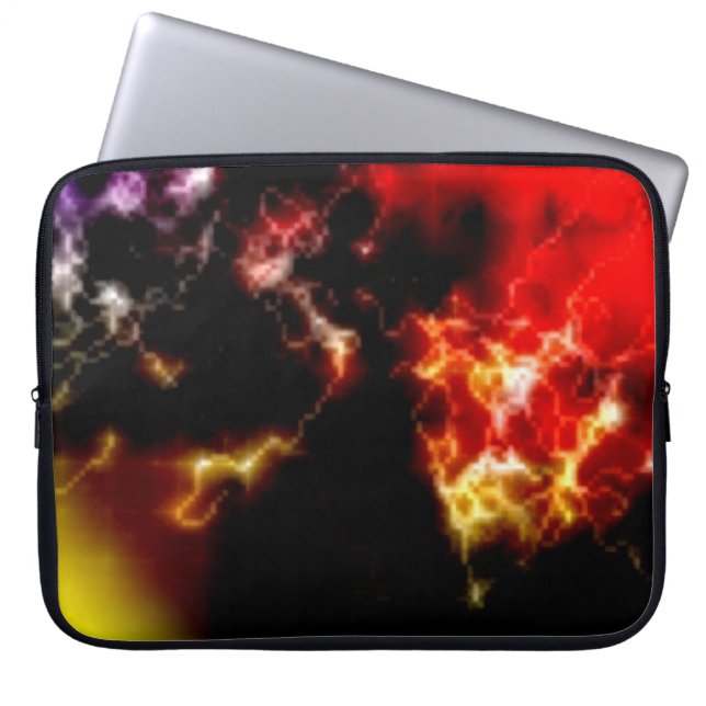 Capa Para Notebook Bolsa de laptop das explosões solares (Frente)