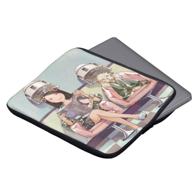 Capa Para Notebook bolsa de laptop de 13 polegadas (Frente Topo)