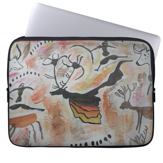 Capa Para Notebook Bolsa de laptop de Abstrato de Arte Caverna (Frente)