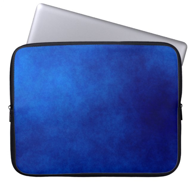 Capa Para Notebook Bolsa de laptop de Abstrato Real Azul (Frente)