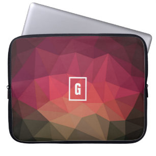 Capa Para Notebook Bolsa de laptop de alta tecnologia de cor geométri