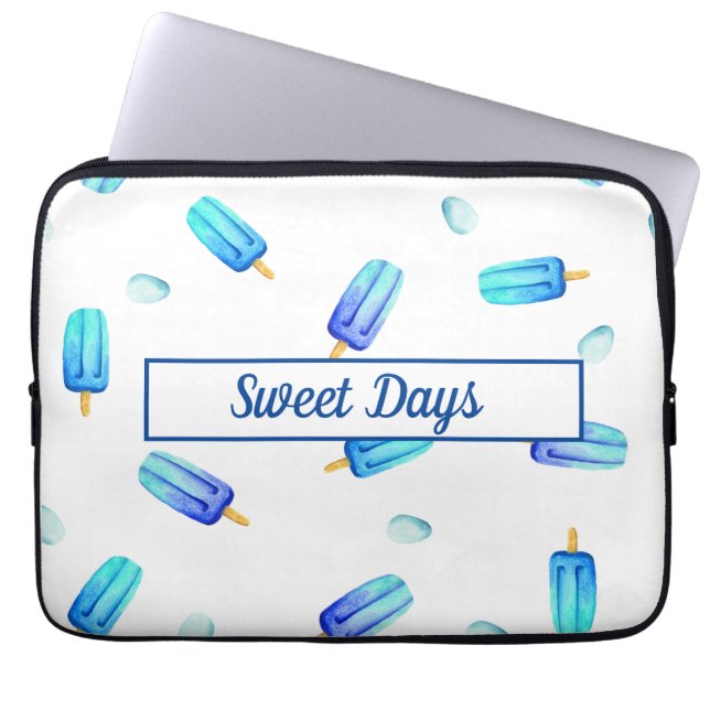 Capa Para Notebook Bolsa de laptop de Aniversário do Sorvete Bonito (Frente)