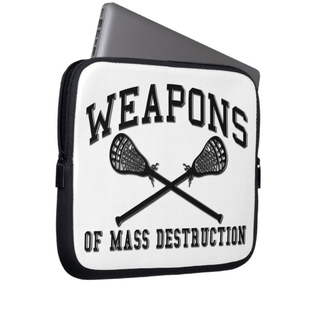 Capa Para Notebook Bolsa de laptop de Armas de Lacrosse (Frente Esquerda)