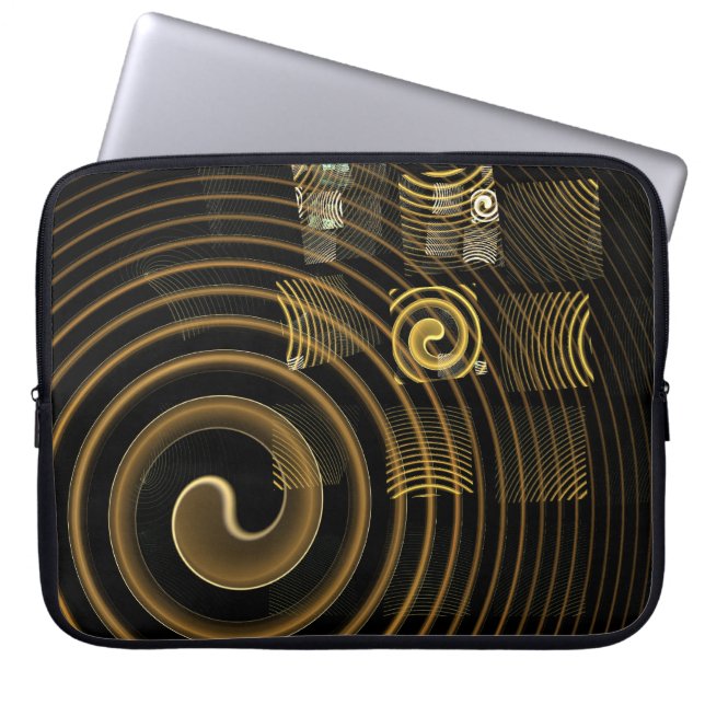 Capa Para Notebook Bolsa de laptop de Arte de Abstrato de Hipnose (Frente)