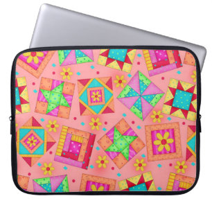 Capa Para Notebook Bolsa de laptop de Arte do Bloco de Inclinação Lar
