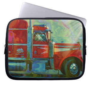 Capa Para Notebook Bolsa de laptop de Arte do Motorista de Caminhão G