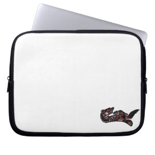 Capa Para Notebook Bolsa de laptop de Arte Indígena Americana Haida O
