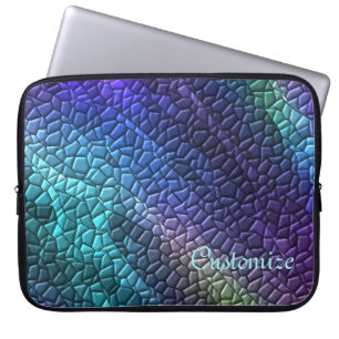 Capa Para Notebook Bolsa de laptop de Azulejos de mosaicos da pele do