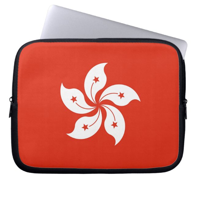 Capa Para Notebook Bolsa de laptop de Bandeira de Hong Kong (Frente)