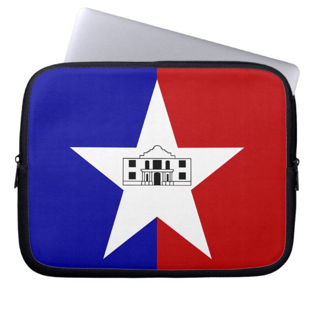 Capa Para Notebook Bolsa de laptop de Bandeira de San Antonio (Frente)