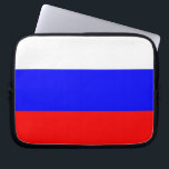 Capa Para Notebook Bolsa de laptop de Bandeira Russa<br><div class="desc">Bolsa de laptop elegante com a bandeira da Rússia. Este produto é personalizável.</div>