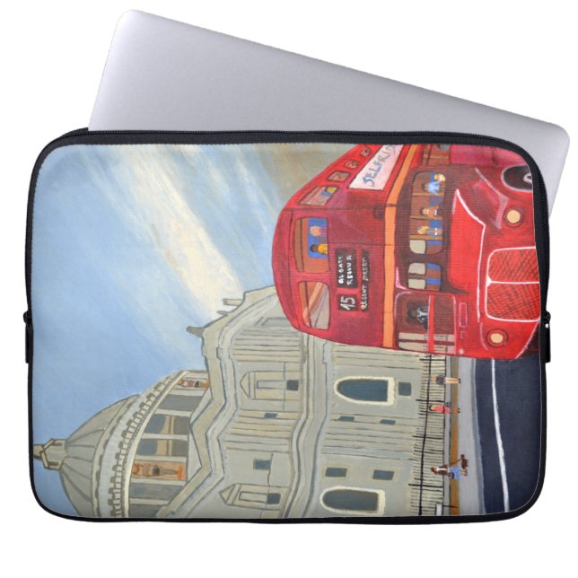 Capa Para Notebook Bolsa de laptop de Barramento de Londres (Frente)