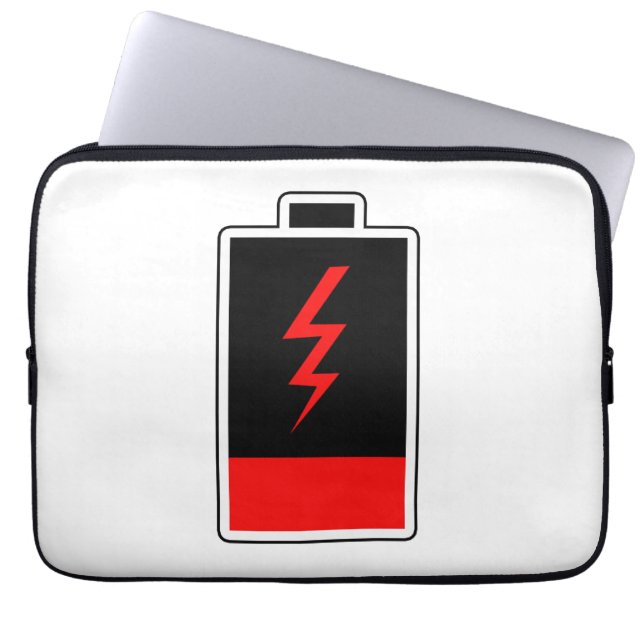 Capa Para Notebook Bolsa de laptop de bateria fraca (Frente)