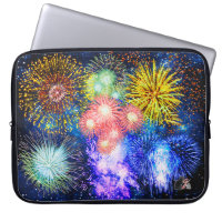 Bolsa de laptop de Bursts do Fireworks