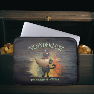 Capa Para Notebook Bolsa de laptop de Busca Sunset do gatinho Buccane