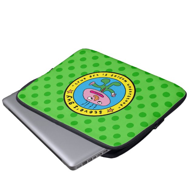 Capa Para Notebook bolsa de laptop de cara do steve (Frente Inferior)