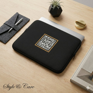 Capa Para Notebook Bolsa de laptop de código QR personalizado para pr