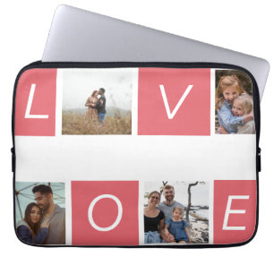 Capa Para Notebook Bolsa de laptop de Colagem de Fotografias do Custo