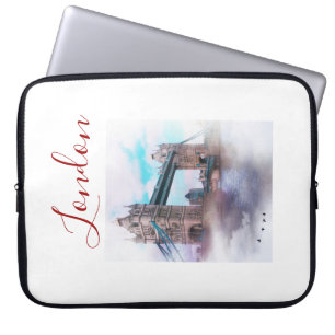 Capa Para Notebook Bolsa de laptop de Computador da London Tower Brid