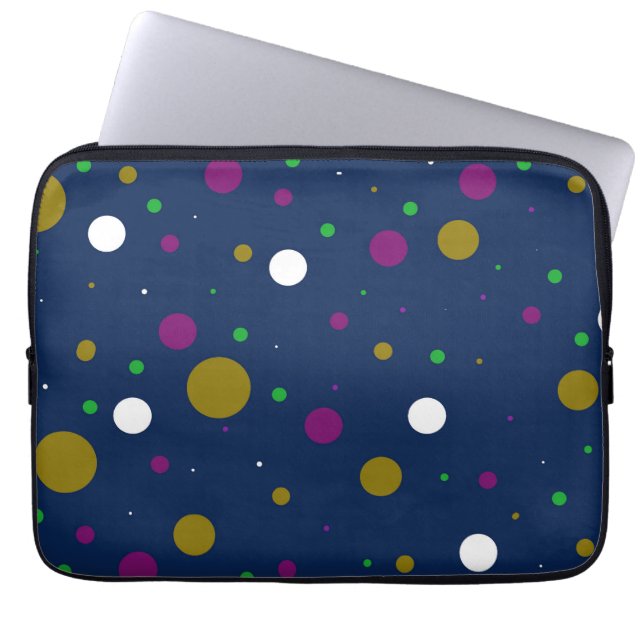 Capa Para Notebook Bolsa de laptop de Confetti Cromática (Frente)