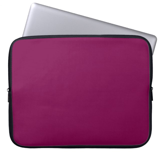 Capa Para Notebook Bolsa de laptop de cor sólida do vinho (Frente)