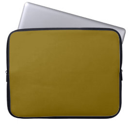 Capa Para Notebook Bolsa de laptop de cor sólida marrom amarela