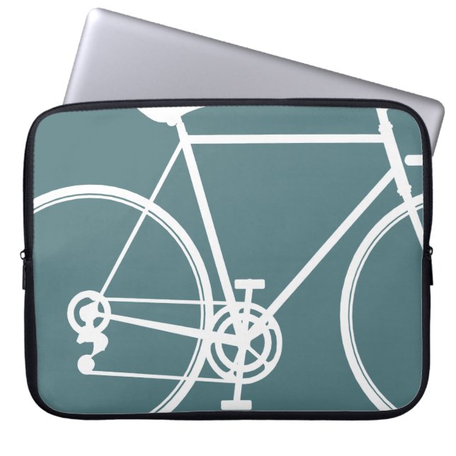 Capa Para Notebook Bolsa de laptop de design azul Legal (Frente)