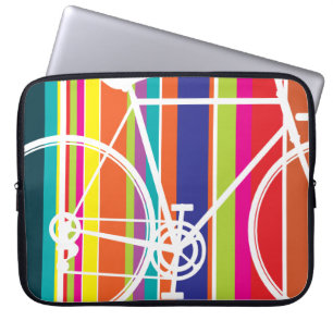 Capa Para Notebook bolsa de laptop de design de bicicleta de várias c