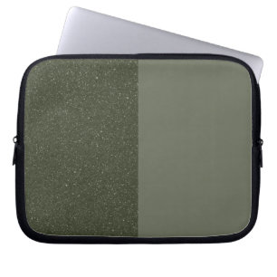 Capa Para Notebook Bolsa de laptop de Divisão Verde do Moss Personali