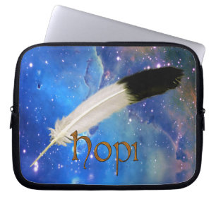 Capa Para Notebook BOLSA DE LAPTOP de Espaço de Nação e Folha do HOPI